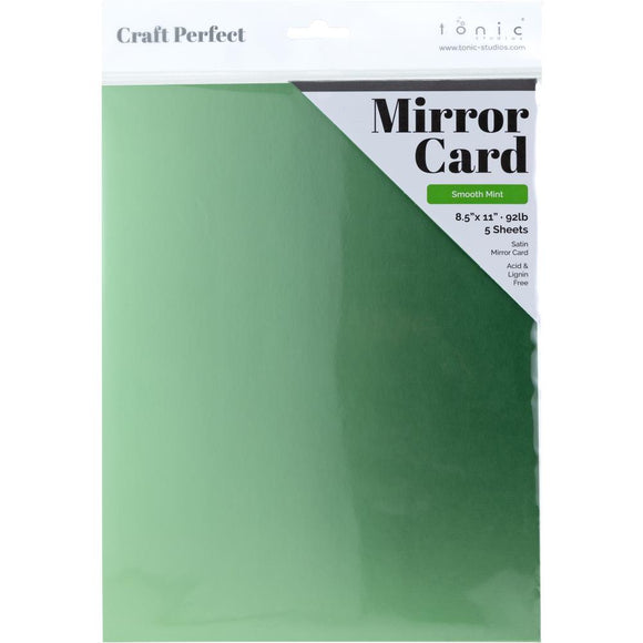 Smooth Mint Satin Mirror Cardstock