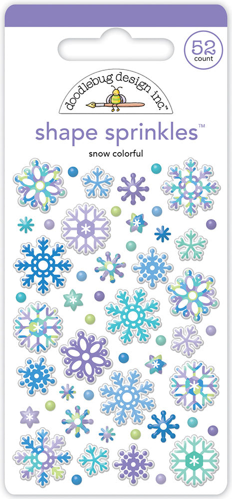 Snow Colorful Shape Sprinkles