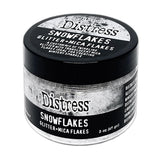 TDA92285 Distress Snowflakes Glitter & Mica Flakes