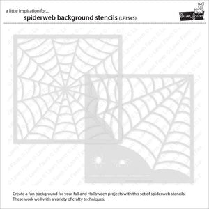 LF3545 Spiderweb Background Stencil