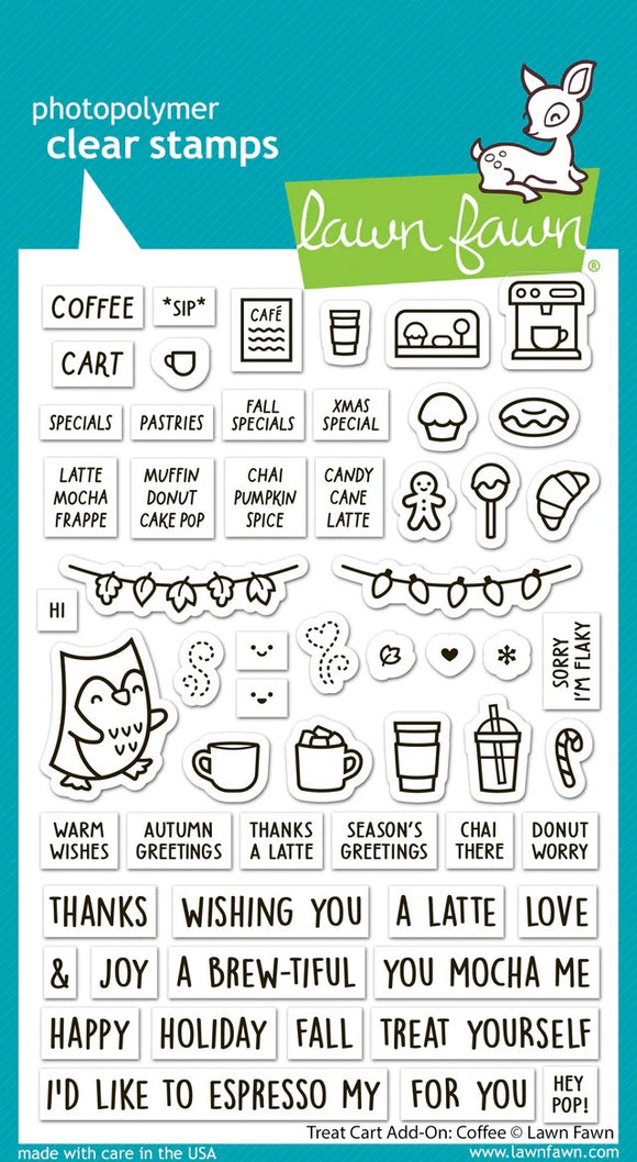 LF3496 Treat Cart Add-On: Coffee Stamp Set