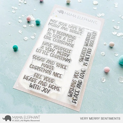 Very Merry Sentiments Stamp Set