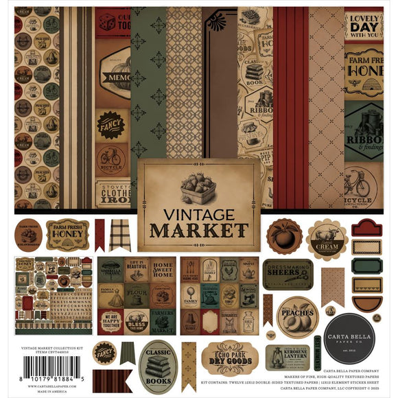 Vintage Market 12x12