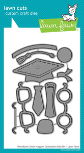 LF3728 Woodland Critter Huggers Graduation Add0On Dies