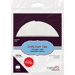 Crafty Foam Tape Roll - White