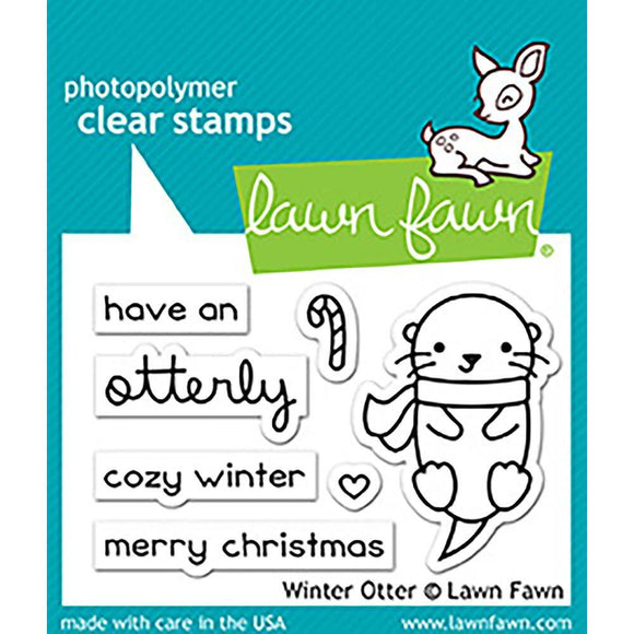 LF1474 Winter Otter Clear Stamp Set