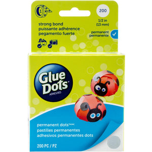 Permanent Clear Glue Dot Roll