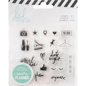 Heidi Swapp Memory Planner Clear Stamps - Everyday – CraftFancy