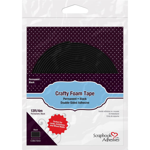 Crafty Foam Tape Roll - Black