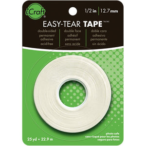 iCraft Easy-Tear Tape 1/2" x 27yds