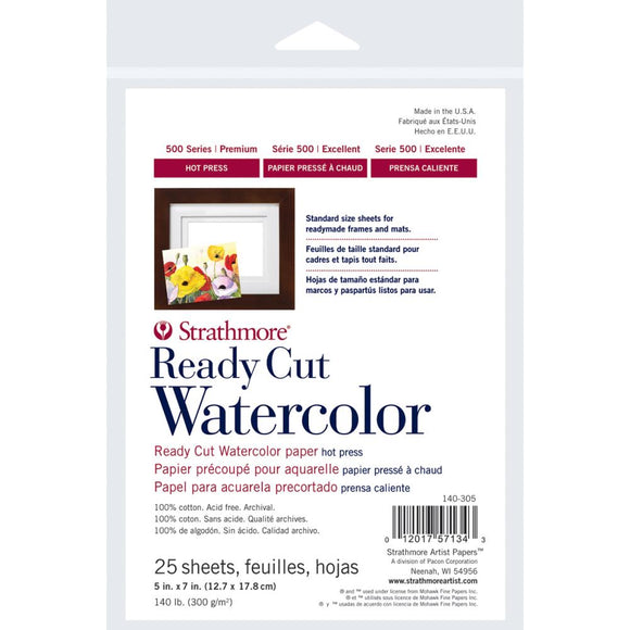 Strathmore Watercolor Paper Pack 5
