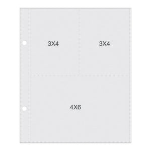SS2005 (1) 4"X6" & (2) 3"X4" Pocket Page Refills