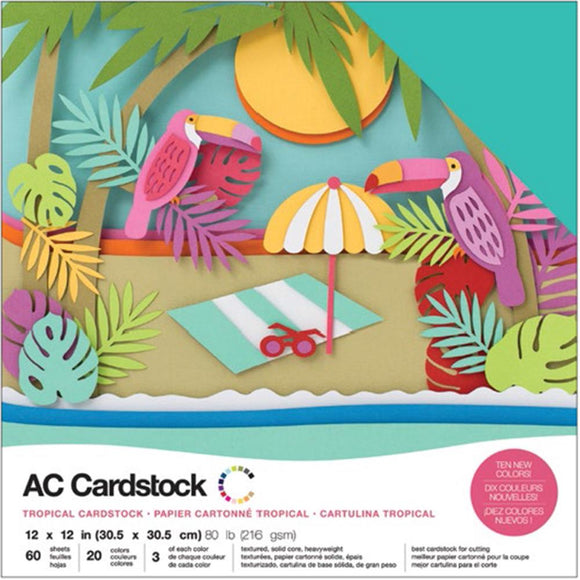 12 x 12 - CARDSTOCK PACK - Tropical