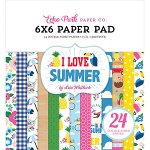 SU178023 I Love Summer 6x6 Paper Pad