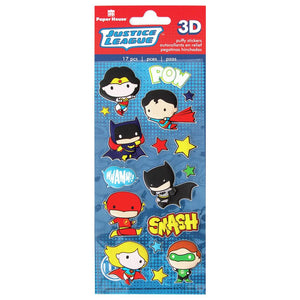 Justice League Chibi Heroes Puffy Stickers