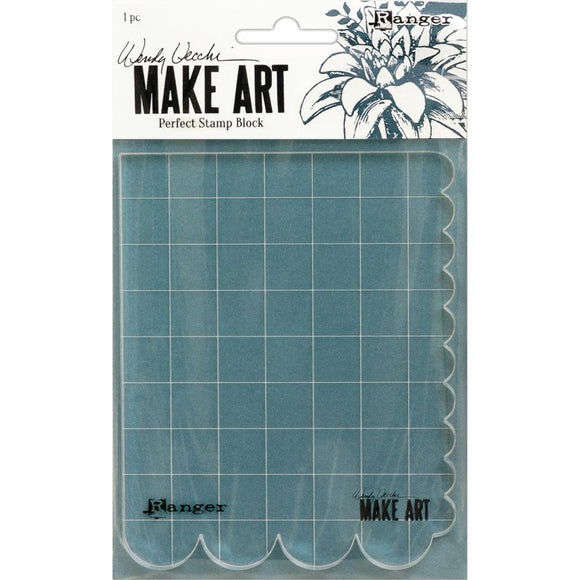 WVA69126 Make Art Perfect Stamp Block