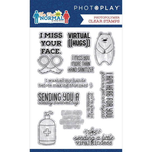 PhotoPlay The New Normal Phrase Photopolymer Stamp