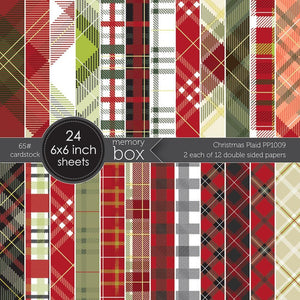 PP1009 Christmas Plaid 6x6 Paper Pad