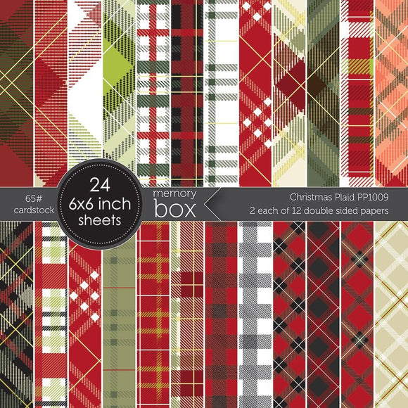 PP1009 Christmas Plaid 6x6 Paper Pad