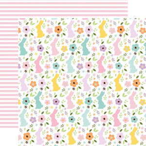 Welcome Easter - Bunny Field 12x12 Patterned Paper