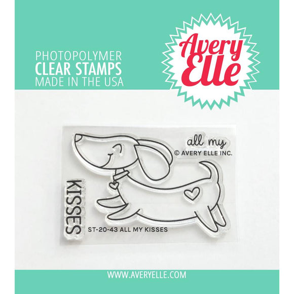 Avery Elle All My Kisses Clear Stamp Set