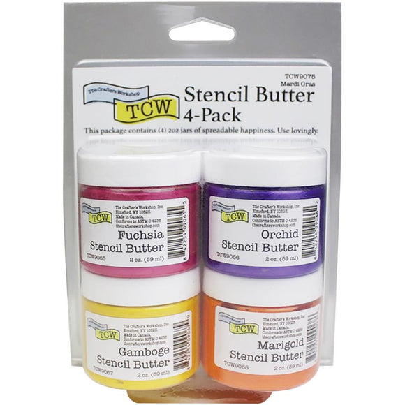 Stencil Butter 4 Pack - Mardi Gras