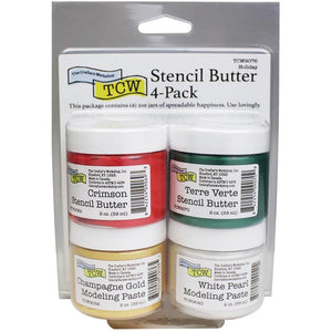 Stencil Butter 4 Pack - Holiday