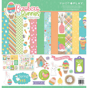 PhotoPlay Baskets Of Bunnies 12x12 Paper Pack