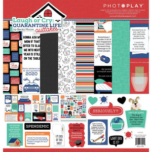 PhotoPlay Quarantine Life Outtake 12x12 Paper Pack