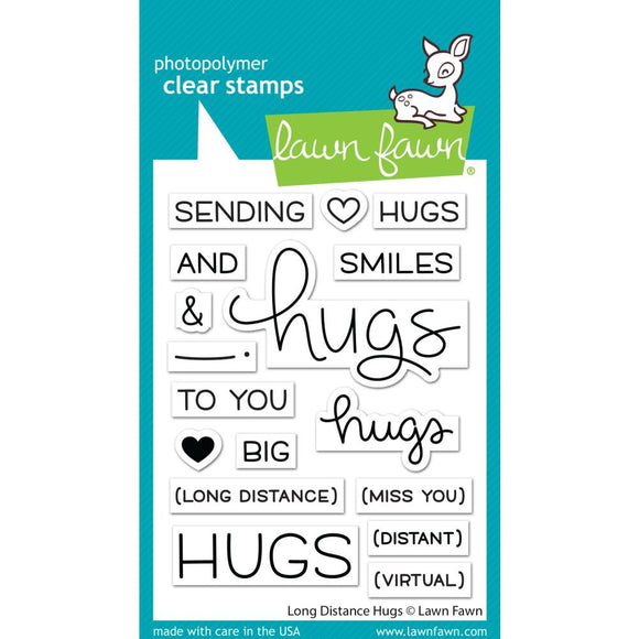 LF2510 Long Distance Hugs Clear Stamp Set