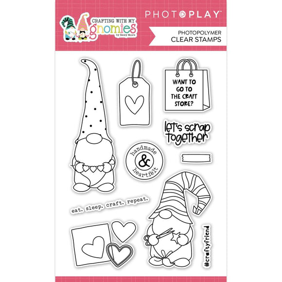 Crafting With My Gnomie Clear Stamp Set