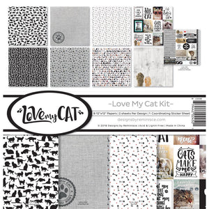 Designs by Reminisce - Love My Cat 12 x 12 kit