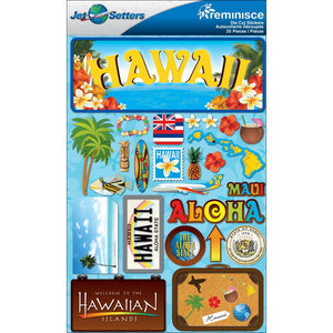Reminisce Jet Setters Hawaii Sticker Set