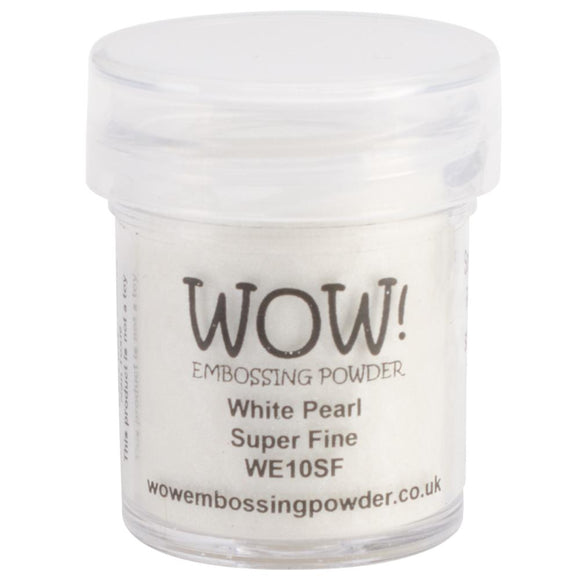 Wow!  Embossing Powder - White Pearl Super Fine