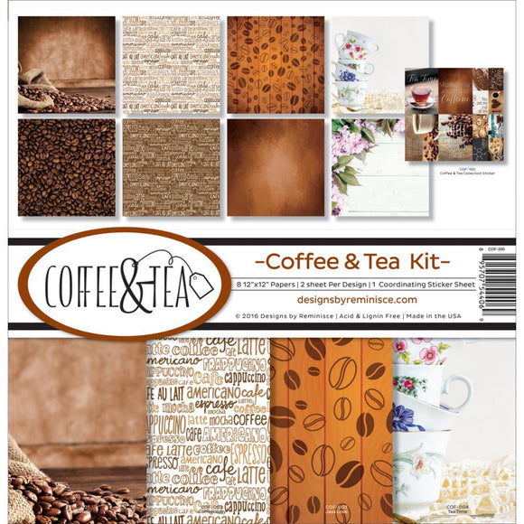 Designs by Reminisce - Coffee & Tea 12 x 12 kit