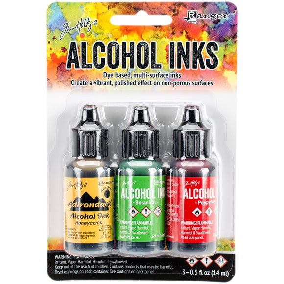 TAK40859 Alcohol Ink - Honeycomb, Botanical and Poppyfield