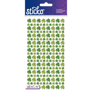 Sticko Glitter Shamrock Stickers