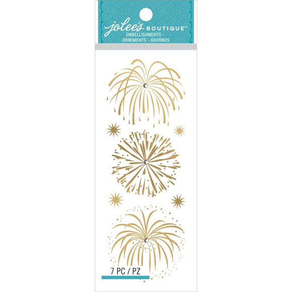 Jolee's Bling Stickers Gold Fireworks