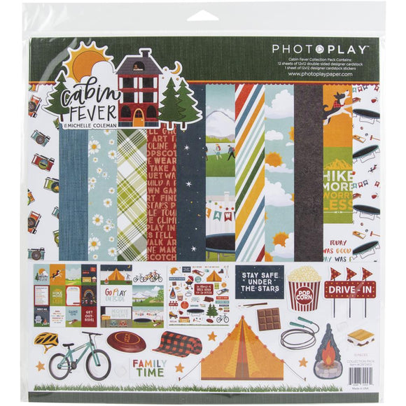 PhotoPlay Cabin Fever 12x12 Collection Kit