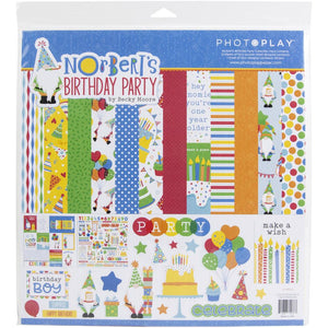TBD2438 Norbert's Birthday Party 12 x 12 Paper Collection Kit