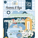 Echo Park Welcome Baby Boy Frames and Tags