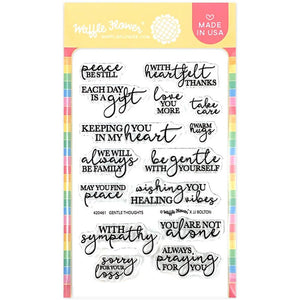 Waffle Flower Tender Thoughts Stamp Set