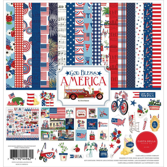 God Bless America 12x12 Collection Kit