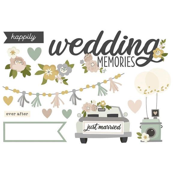 Wedding Memories Paper Pieces