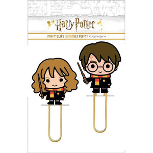 Harry & Hermoine Puffy Clips