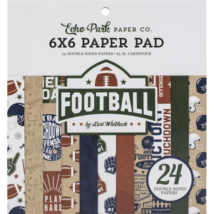 Football 6 x 6 Paper Pad