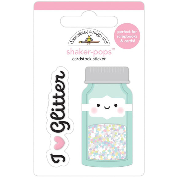 Doodlebug Shaker-Pops - Glitter Jar