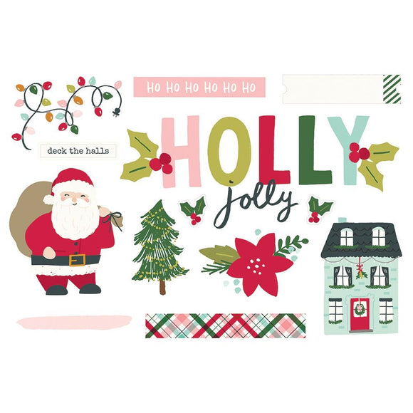 Holly Jolly Page Pieces