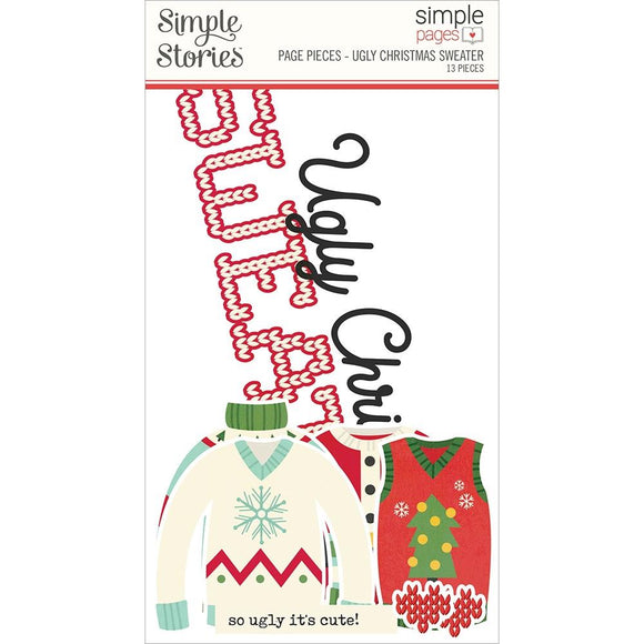 Ugly Christmas Sweater Page Pieces