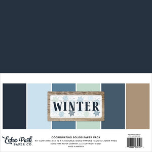 Echo Park Paper Co Winter Solids